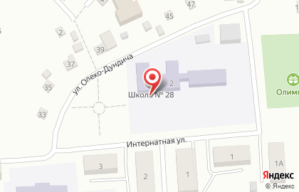 Основная общеобразовательная школа №28 в Орджоникидзевском районе на карте