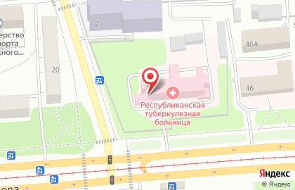 Поликлиника Республиканская клиническая туберкулезная больница на улице Кирова на карте