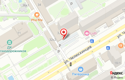Фирменный магазин Сибирские колбасы на Площади Гарина-Михайловского на карте