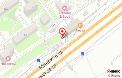 Продуктовый магазин на Фасадной, 1в на карте