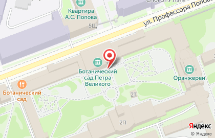 Санкт-петербургское Общество Любителей Орхидей (споло) на карте