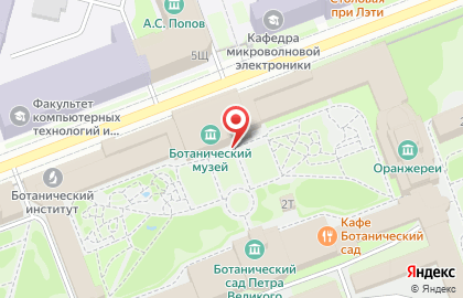 Лаборатория Растительности Лесной и Степной зон Ботанического Института им. В.л.комарова ран на карте