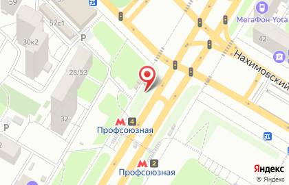 Киоск печатной продукции Краснопресненское агентство печати на Профсоюзной улице на карте