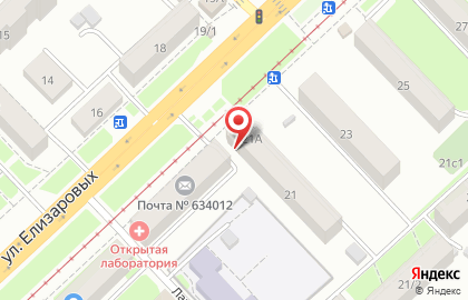 Торгово-монтажная компания Эталон на улице Елизаровых на карте