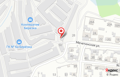 Автогаражный кооператив Березка 6А на карте