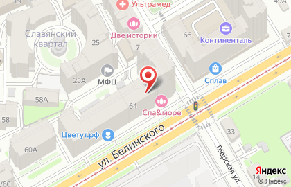Врачебная косметология Спа&Море на карте