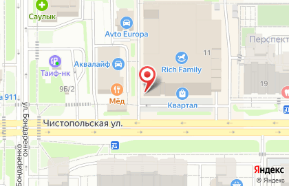Банкомат Ак Барс Банк в Казани на карте