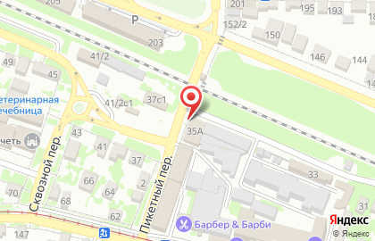 Кафе Ани на улице Ермолова на карте