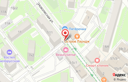 Медиа технологии на Новолесной улице на карте