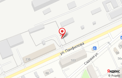 Автостоянка в Кургане на карте