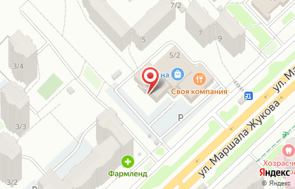 Водомат Красная горка на улице Маршала Жукова на карте