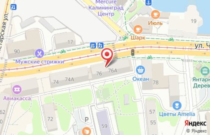 Банкомат СберБанк в Калининграде на карте