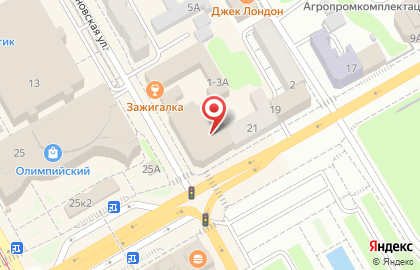 ООО АвтоЛидер на Сосновской улице на карте