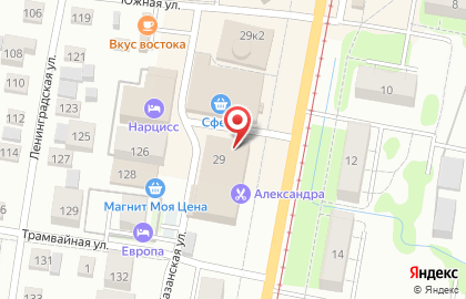 Мастерская по ремонту обуви и изготовлению ключей на улице Гагарина на карте