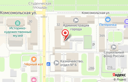 Типография в Туле на карте