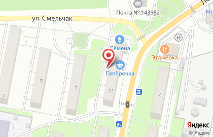 Томас в Железнодорожном на карте