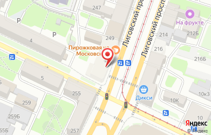Семейный капитал на Лиговском проспекте на карте