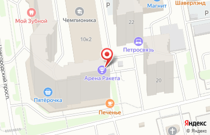 Детский центр ОФП на Новгородском проспекте на карте