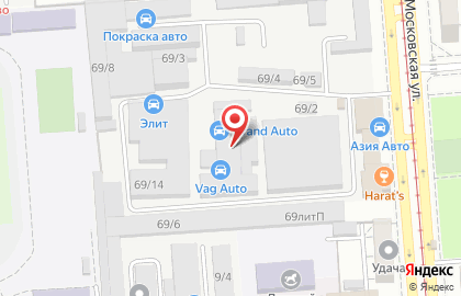 Рекламное агентство Надежда на Московской улице на карте