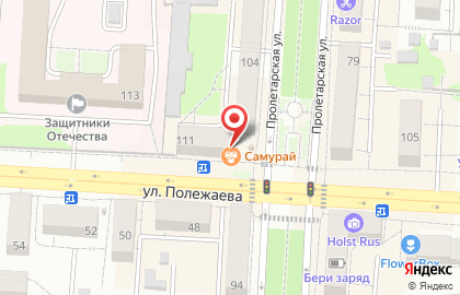 Ювелирный магазин 585*Золотой на улице Полежаева на карте