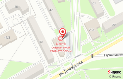Супермаркет Магнит на улице Старовского на карте