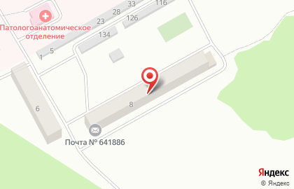 Почта России, АО в Шадринске на карте