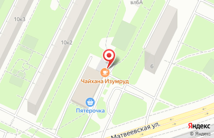 Зоомагазин Петвиль в Очаково-Матвеевском на карте