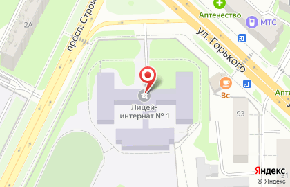 Участковая избирательная комиссия №417 на улице Горького на карте
