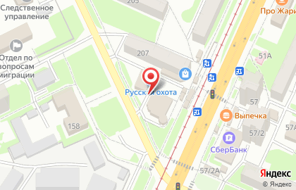 Закусочная Рюмашка в Железнодорожном районе на карте
