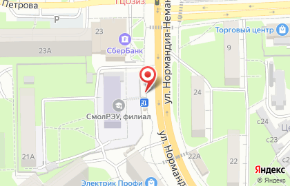Киоск по продаже фруктов и овощей на улице Нормандия-Неман на карте
