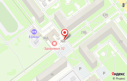 Магазин Фруктовый овощной рай на карте