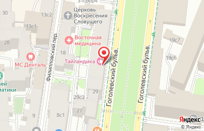 Аукционный дом Русская эмаль на Гоголевском бульваре на карте