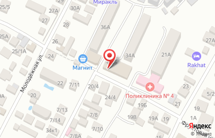 Пансионат Почта России в Лазаревском районе на карте
