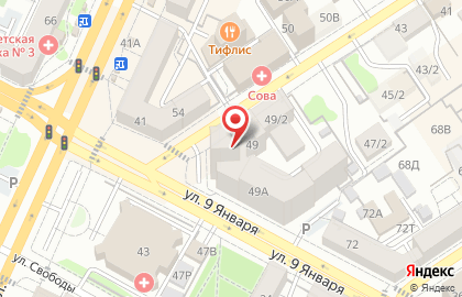 Воронежский филиал Банкомат, КБ СДМ-Банк на Никитинской улице на карте
