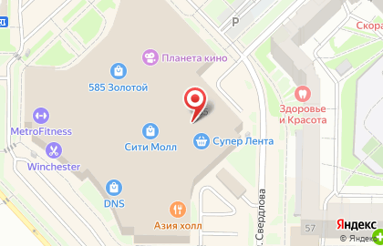 Развлекательный центр Crazy club на карте