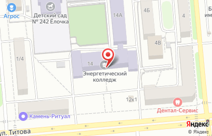 Новосибирский промышленно-экономический колледж на карте