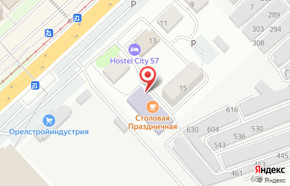 Столовая в Орле на карте