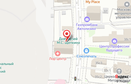 Всероссийский центр СРО России на улице Щепкина на карте