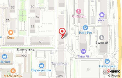 Салон-магазин МастерОК на Душистой улице на карте