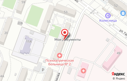 Многофункциональный центр Мои Документы в Краснооктябрьском районе на карте