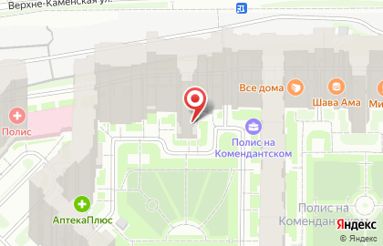 Sigma Doors на Комендантском проспекте на карте