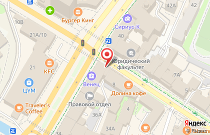 Ульяновский центр развития предпринимательства на карте