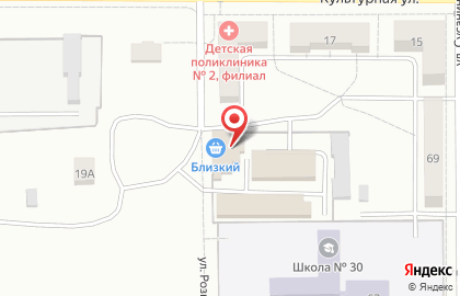 Унимарт в Комсомольске-на-Амуре на карте