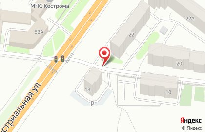 Супермаркет Десяточка Экспресс на Индустриальной улице на карте