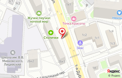 Добро на 1-й Дубровской улице на карте