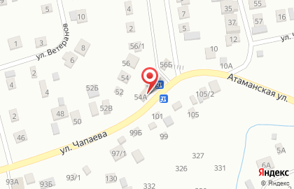 Магазин Стройхозмаркет на улице Чапаева на карте