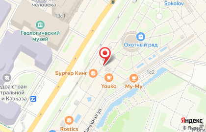 Салон элитных кристальных украшений и произведений Swarovski на Манежной улице на карте