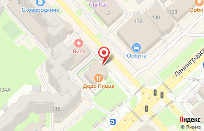 Секонд-хенд Лондон на улице Ленинградской на карте