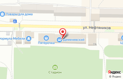 Магазин разливного пива Пенное, магазин разливного пива на улице Нефтяников на карте