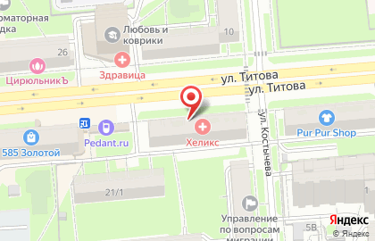 Хеликс на карте